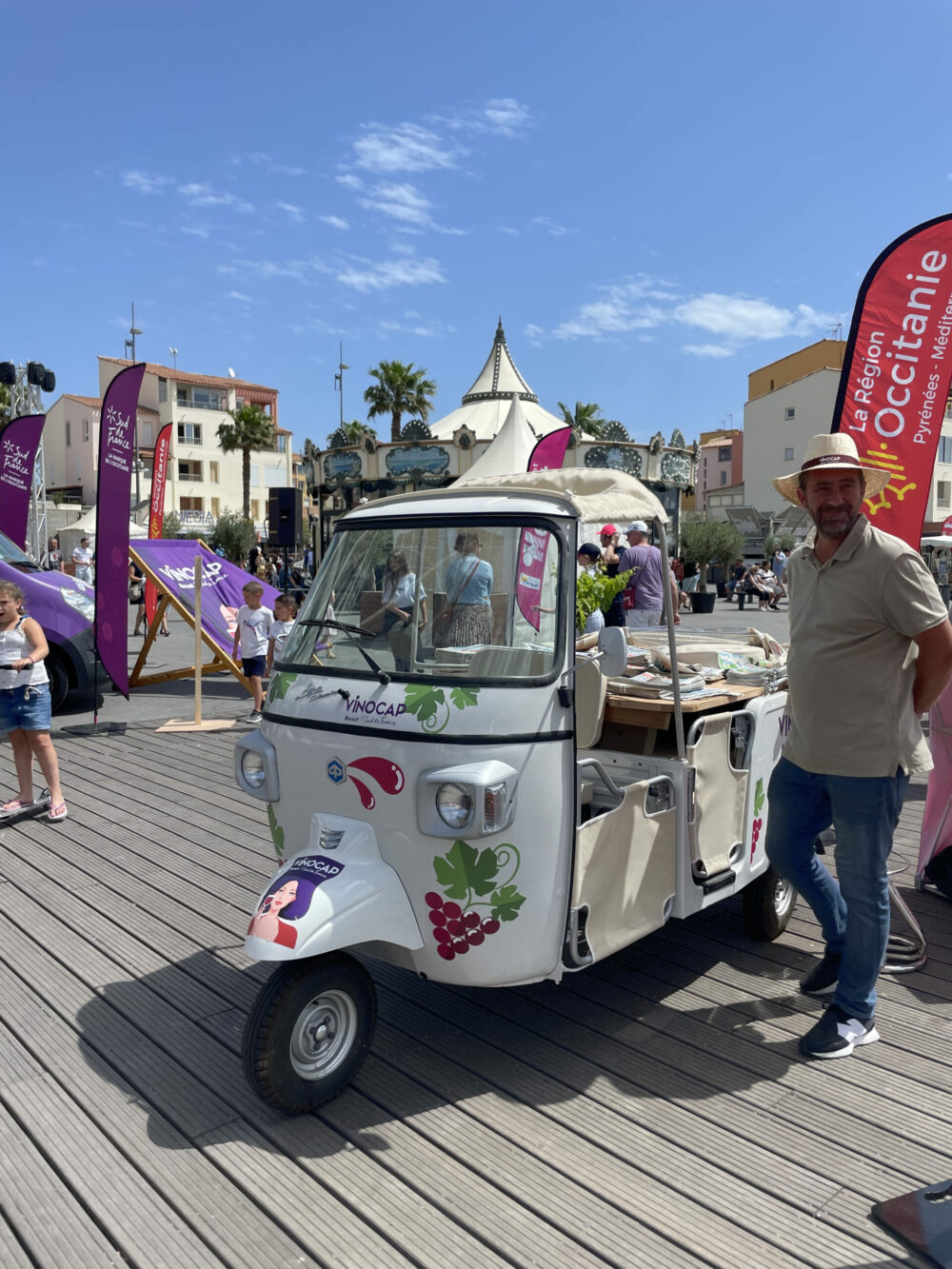 tuktuk personnalisable Montpellier hérault